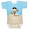 Pirate Scene Baby Bodysuit 12-18 (Personalized)