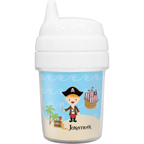 Custom Pirate Scene Baby Sippy Cup (Personalized)
