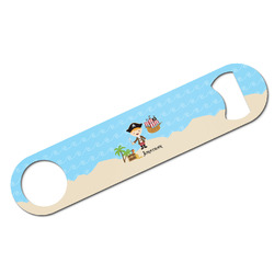 Pirate Scene Bar Bottle Opener w/ Name or Text