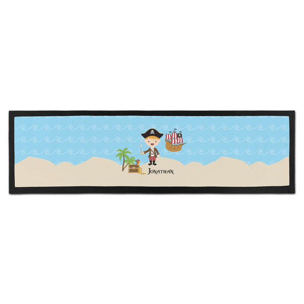 Custom Pirate Scene Bar Mat (Personalized)