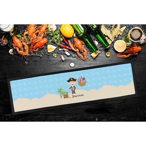 Pirate Scene Bar Mat - Large - LIFESTYLE
