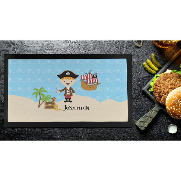 Pirate Scene Bar Mat - Small - LIFESTYLE