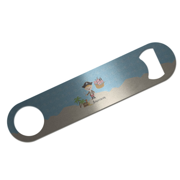 Pirate Scene Bar Opener - Silver - Front