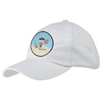 Pirate Scene Baseball Cap - White (Personalized)