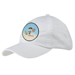 Pirate Scene Baseball Cap - White (Personalized)