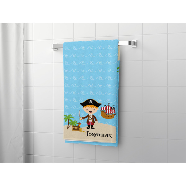 Pirate Scene Bath Towel - LIFESTYLE