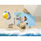 Pirate Scene Beach Towel Lifestyle