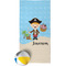 Pirate Scene Beach Towel (Personalized)
