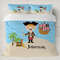 Pirate Scene Duvet Cover Set - King (Personalized)