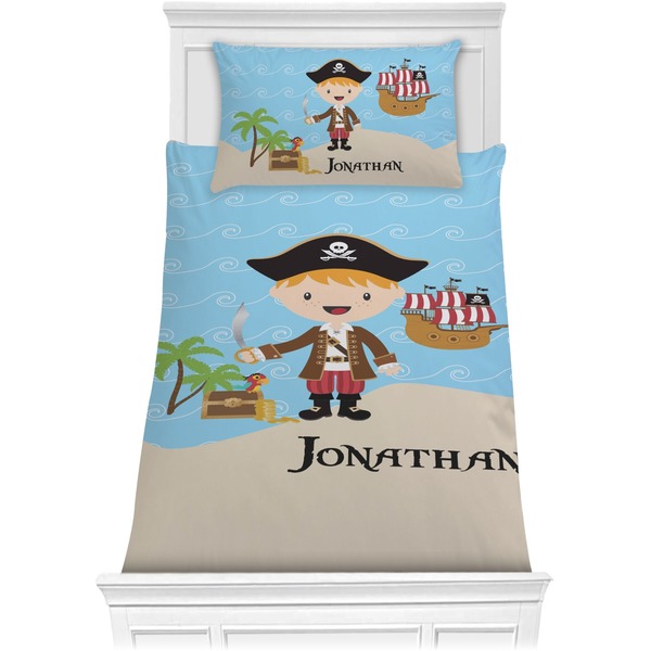 Custom Pirate Scene Comforter Set - Twin (Personalized)