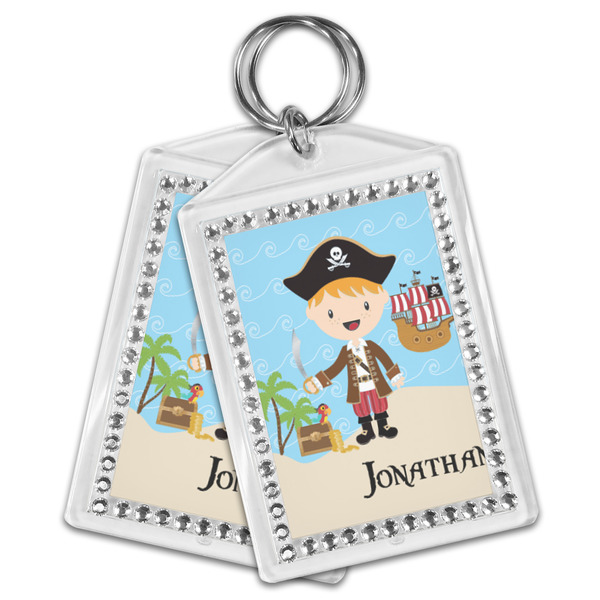 Pirate Scene Bling Keychain - MAIN