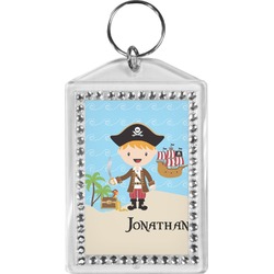 Pirate Scene Bling Keychain (Personalized)