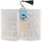 Pirate Scene Bookmark with tassel - In book