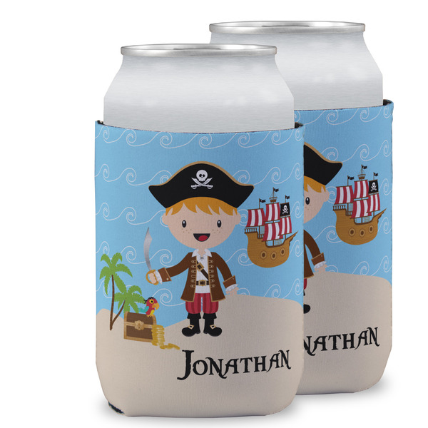 Custom Pirate Scene Can Cooler (12 oz) w/ Name or Text