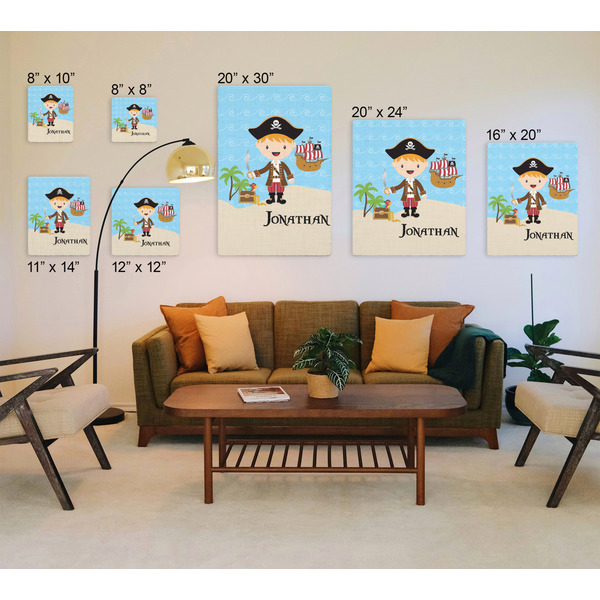Pirate Scene Canvas Prints - Multiple Sizes