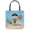 Pirate Scene Canvas Tote Bag - Small - 13"x13" (Personalized)