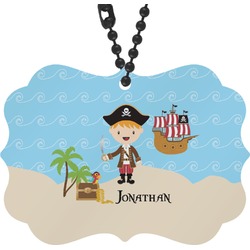 Pirate Scene Rear View Mirror Decor (Personalized)