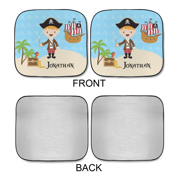 Pirate Scene Car Sun Shades - APPROVAL