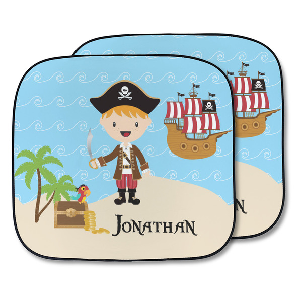 Custom Pirate Scene Car Sun Shade - Two Piece (Personalized)