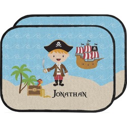 Pirate Scene Car Floor Mats (Back Seat) (Personalized)