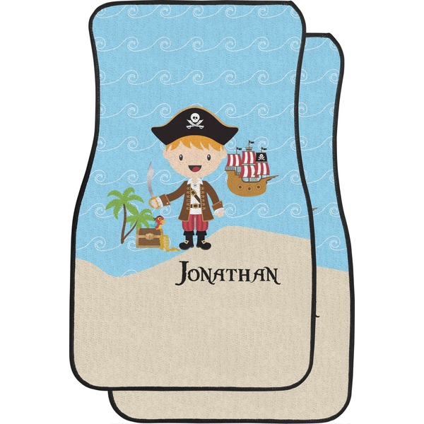 Personalized Pirate Custom Car Floor Mats (Front Seat)