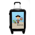Pirate Scene Carry On Hard Shell Suitcase (Personalized)