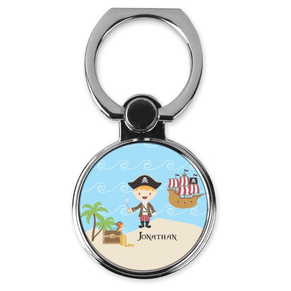 Custom Pirate Scene Cell Phone Ring Stand & Holder (Personalized)