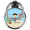 Pirate Scene Cell Phone Ring Stand & Holder - Front (Collapsed)