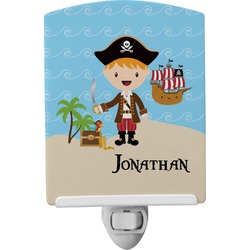 Pirate Scene Ceramic Night Light (Personalized)
