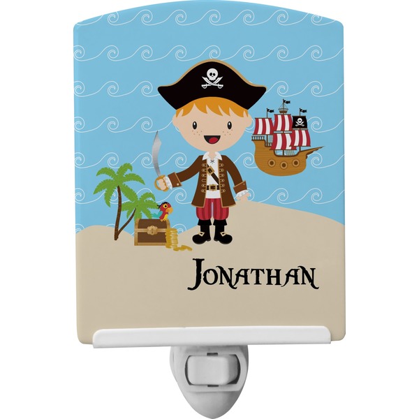 Custom Pirate Scene Ceramic Night Light (Personalized)