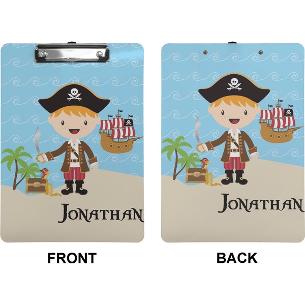 Personalized Pirate Clipboard (Letter) (Front + Back)