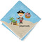 Pirate Scene Cloth Napkin w/ Name or Text