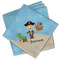 Pirate Scene Cloth Napkins - Personalized Lunch (PARENT MAIN Set of 4)