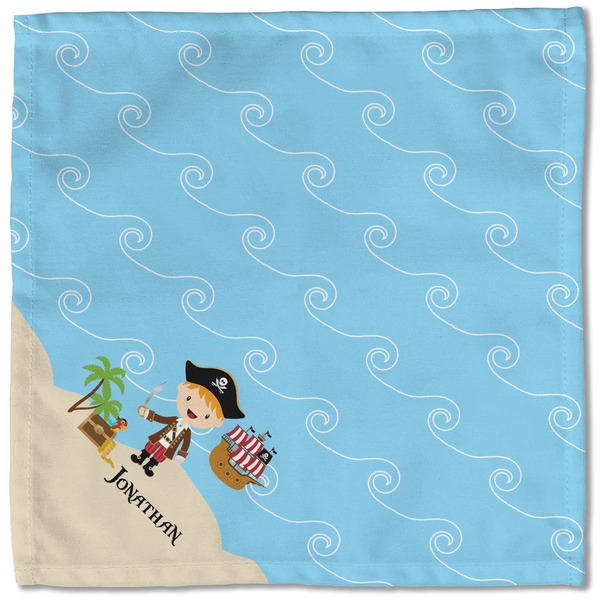 Pirate Scene Cloth Napkins - Personalized Lunch (Single Full Open)
