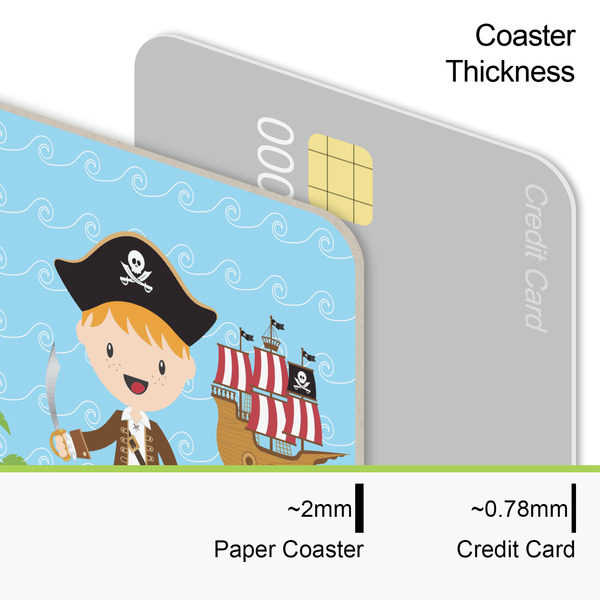 Pirate Scene Coaster Thickness