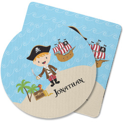 Pirate Scene Rubber Backed Coaster (Personalized)