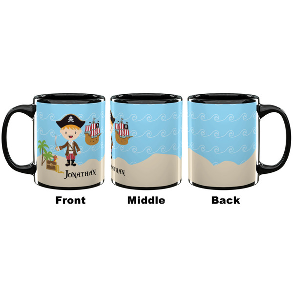 Pirate Scene Coffee Mug - 11 oz - Black APPROVAL