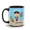 Pirate Scene Coffee Mug - 11 oz - Black