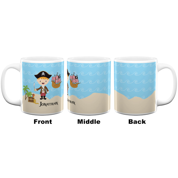 Pirate Scene Coffee Mug - 11 oz - White APPROVAL
