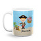 Pirate Scene Coffee Mug - 11 oz - White