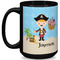 Pirate Scene 15 Oz Coffee Mug - Black (Personalized)
