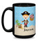 Pirate Scene Coffee Mug - 15 oz - Black