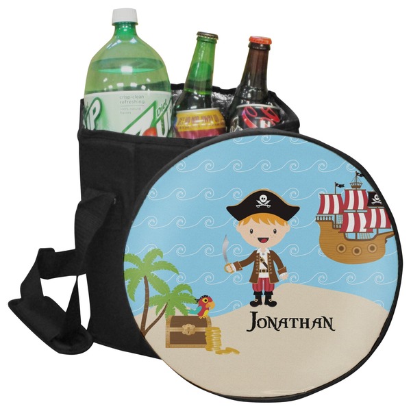 Custom Pirate Scene Collapsible Cooler & Seat (Personalized)