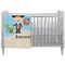 Pirate Scene Crib Comforter / Quilt (Personalized)