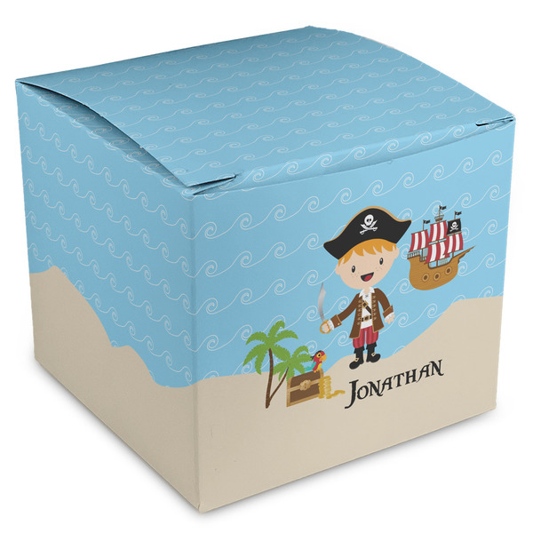 Custom Pirate Scene Cube Favor Gift Boxes (Personalized)