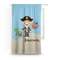 Pirate Scene Curtain With Window and Rod