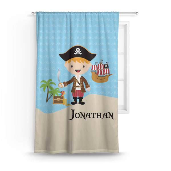 Custom Pirate Scene Curtain Panel - Custom Size (Personalized)