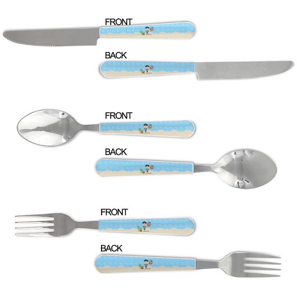 Pirate Scene Cutlery Set - APPROVAL