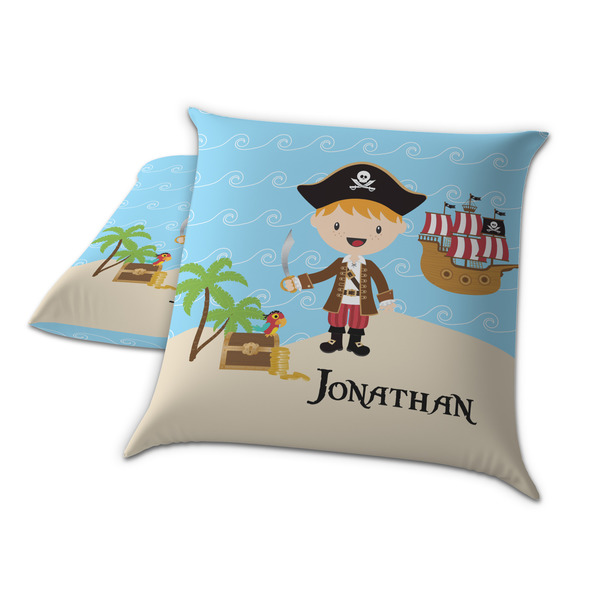 Pirate Scene Decorative Pillow Case - TWO