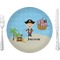 Personalized Pirate Dinner Plate